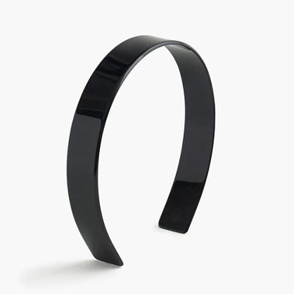 J.Crew Wide headband in Italian tortoise