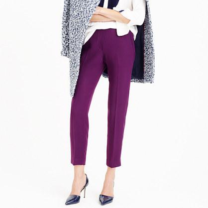 J.Crew Matte crepe trouser