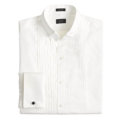 J.Crew Ludlow wing-collar tuxedo shirt