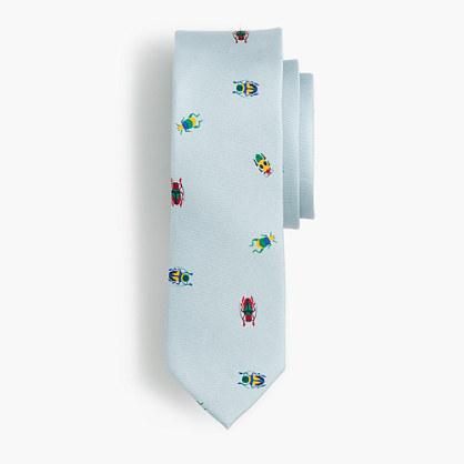 J.Crew Boys' silk critter tie in bugs