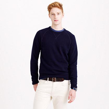 J.Crew Solid sweatshirt in navy
