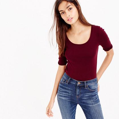 J.Crew Perfect-fit scoopneck T-shirt