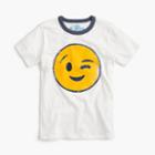 J.Crew Boys' winking emoji T-shirt