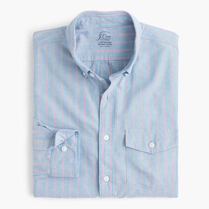 J.Crew Slim lightweight oxford shirt in blue stripe
