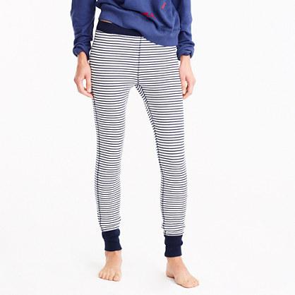 J.Crew Striped waffle legging