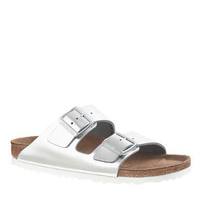 J.Crew Birkenstock® metallic Arizona sandals