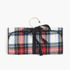 J.Crew Festive plaid jewelry roll