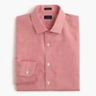 J.Crew Ludlow Irish cotton-linen shirt in vineyard grape microgingham