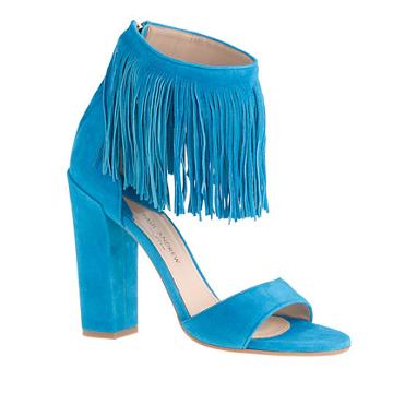 J.Crew Paul Andrew&trade; for J.Crew fringe high-heel sandals