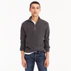 J.Crew Pigment-dyed cotton half-zip sweater