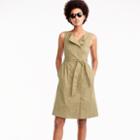 J.Crew Tallgarment-dyed trench dress