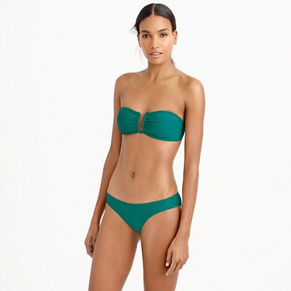 J.Crew U-front bandeau bikini top