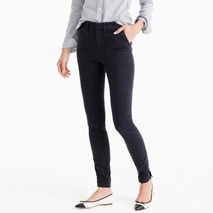 J.Crew Skinny stretch cargo with zippers