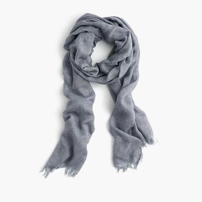 J.Crew Heathered wool-cashmere blend scarf