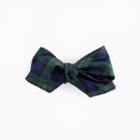 J.Crew Silk bow tie in Black Watch