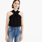 J.Crew Drapey wrap-front top