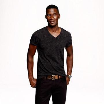 J.Crew Field knit jasp V-neck tee