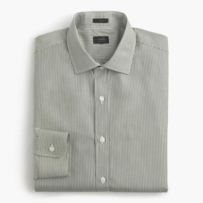 J.Crew Crosby shirt in green stripe