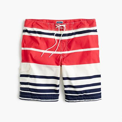 J.Crew 9 board short in nautical stripe
