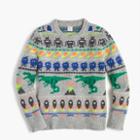 J.Crew Boys' Fun Isle crewneck sweater