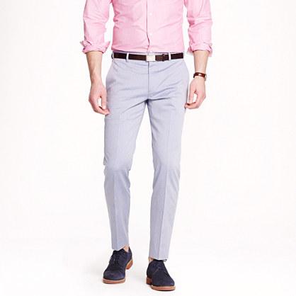 J.Crew Ludlow slim suit pant in microstripe cotton