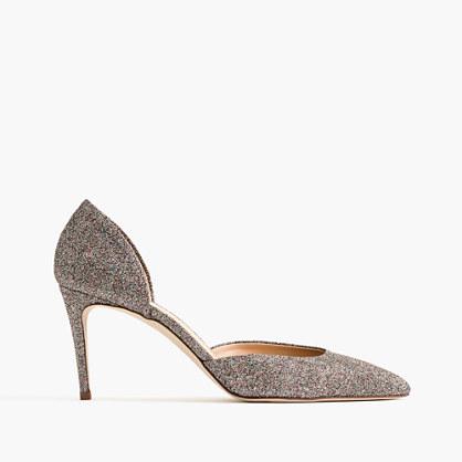 J.Crew Lucie glitter pumps