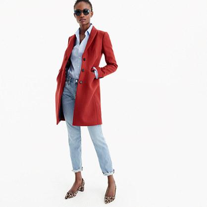 J.Crew Petite lodge wool topcoat