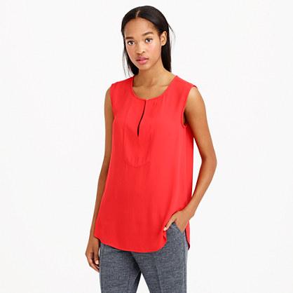 J.Crew Drapey keyhole top