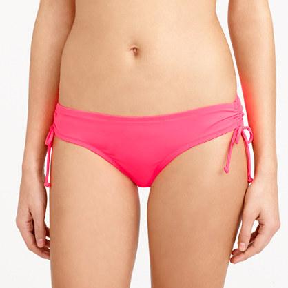 J.Crew Neon side-tie bikini bottom