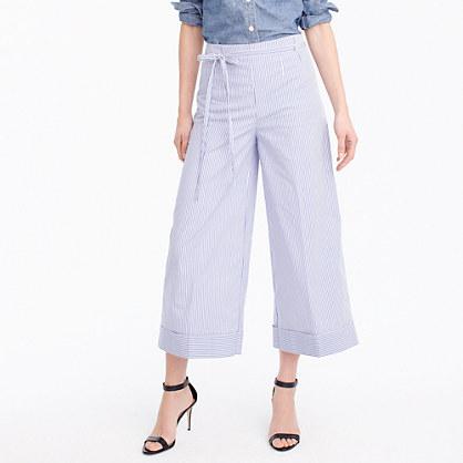 J.Crew Cuffed pant in shirting stripe