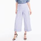 J.Crew Cuffed pant in shirting stripe