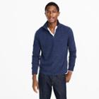 J.Crew Tall double-knit half-zip pullover