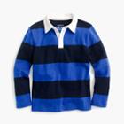 J.Crew Boys' rugby shirt in blue