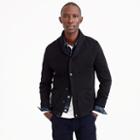 J.Crew Varsity shawl-collar cardigan in textured cotton