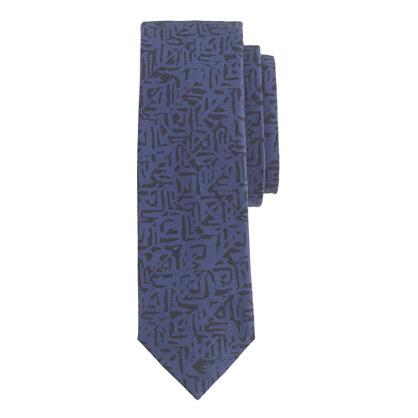 J.Crew Cotton tie in geometric print