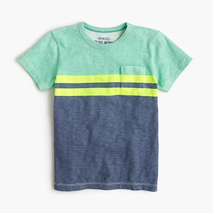J.Crew Boys' pocket T-shirt in vintage stripe