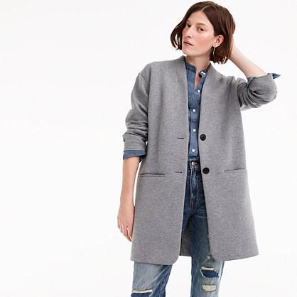 J.Crew Drapey heather grey jacket