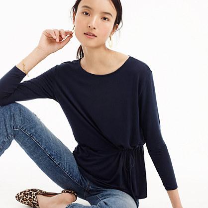 J.Crew Tie-waist T-shirt