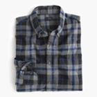 J.Crew Secret Wash shirt in heather chalkboard plaid
