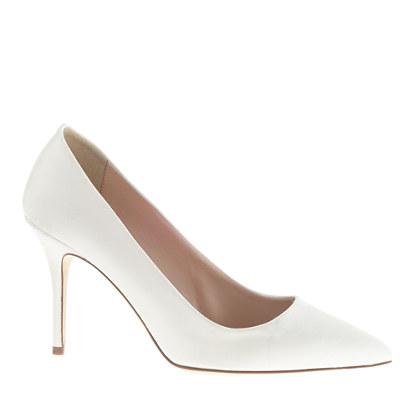 J.Crew Elsie satin pumps