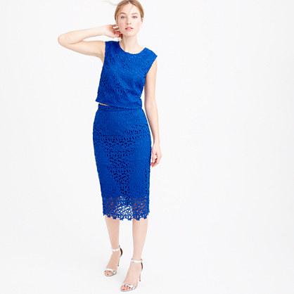 J.Crew Collection lace skirt