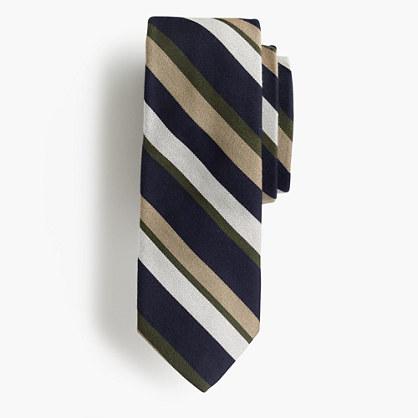 J.Crew Silk-wool tie in multistripe