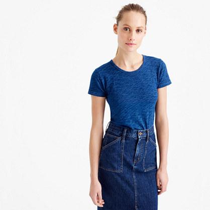 J.Crew Short-sleeve indigo painter T-shirt