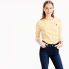 J.Crew Comme des Gar ons&reg; striped heart T-shirt
