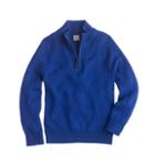 J.Crew Boys' cotton-cashmere half-zip sweater