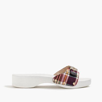 J.Crew Dr. Scholl's&reg; for J.Crew sandals in vintage plaid