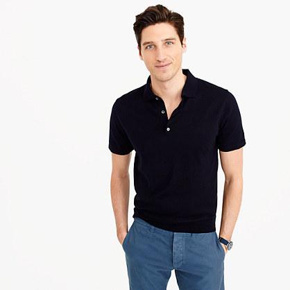 J.Crew Pima cotton short-sleeve sweater-polo