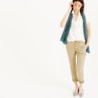 J.Crew Short-sleeve cropped white popover shirt