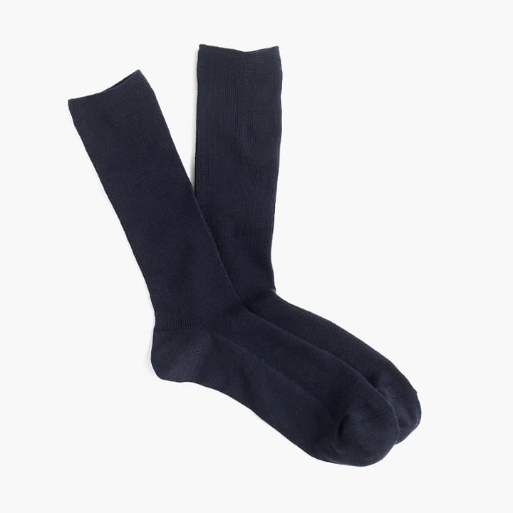 J.Crew Ribbed trouser socks
