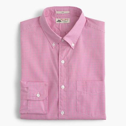 J.Crew Thomas Mason&reg; for J.Crew Ludlow shirt in pink microgingham